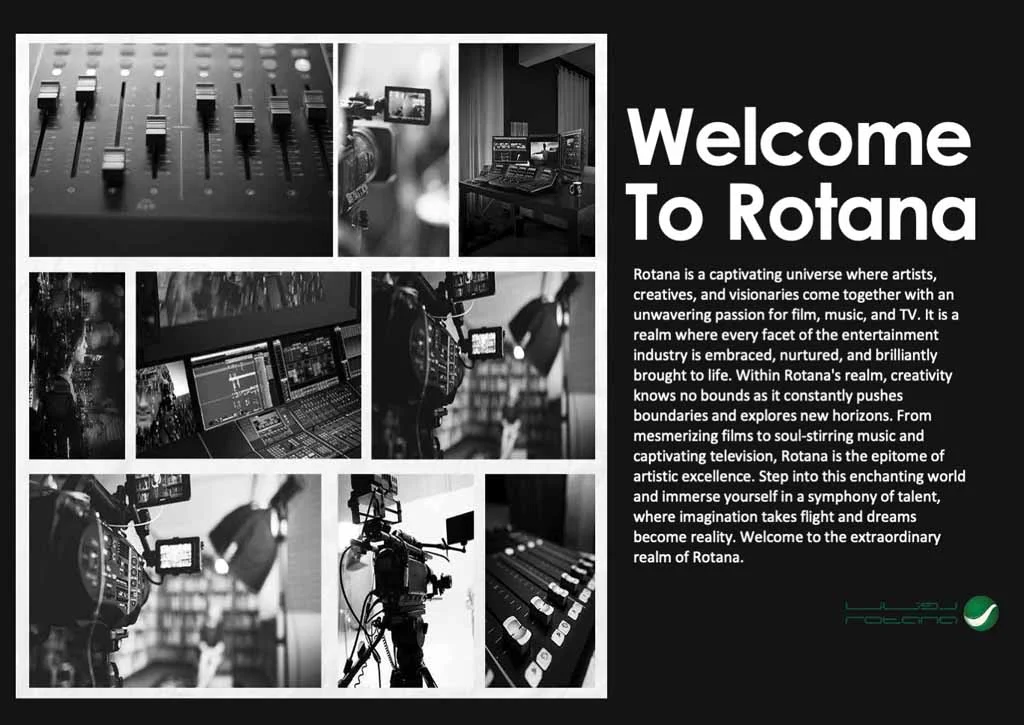 Rotana is a captivating universe where artists, creatives, and visionaries come together with an unwavering passion for film, music, and TV. It is a realm where every facet of the entertainment industry is embraced, nurtured, and brilliantly brought to life. Within Rotana's realm, creativity knows no bounds as it constantly pushes boundaries and explores new horizons. From mesmerizing films to soul-stirring music and captivating television, Rotana is the epitome of artistic excellence. Step into this enchanting world and immerse yourself in a symphony of talent, where imagination takes flight and dreams become reality. Welcome to the extraordinary realm of Rotana.