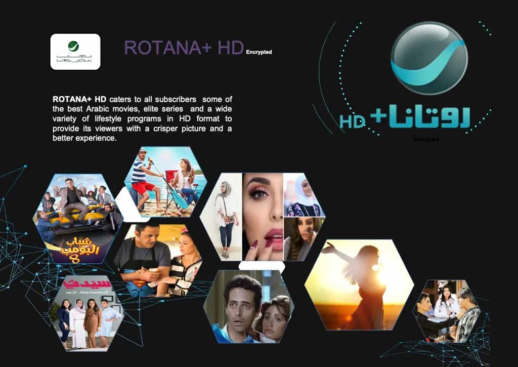 ROTANA+ HD caters to all subscribers some of the best Arabic movies, elite series and a wide variety of lifestyle programs in HD format to provide its viewers with a crisper picture and a better experience.